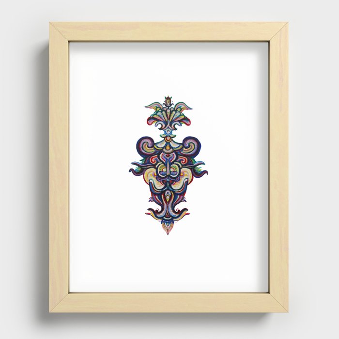 Symmetry Symbol Recessed Framed Print