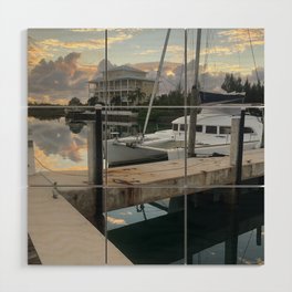 Sunrise over Grand Bahama Yacht Club! Wood Wall Art