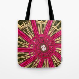 Fractals Superimposed Over Photograph Tote Bag