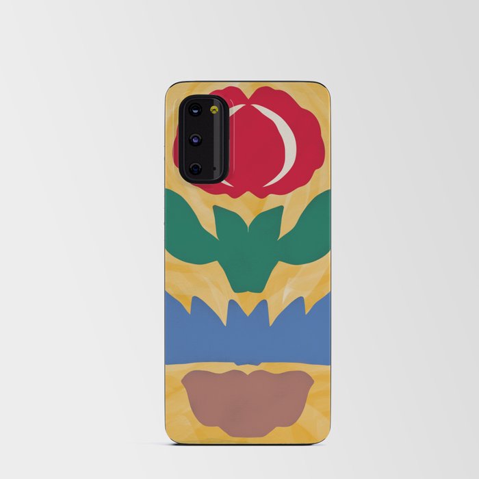 Floral cut out stack Android Card Case