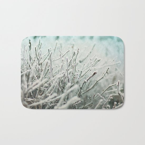 Winter frost Bath Mat