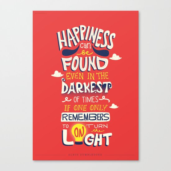 Dark and Light Canvas Print