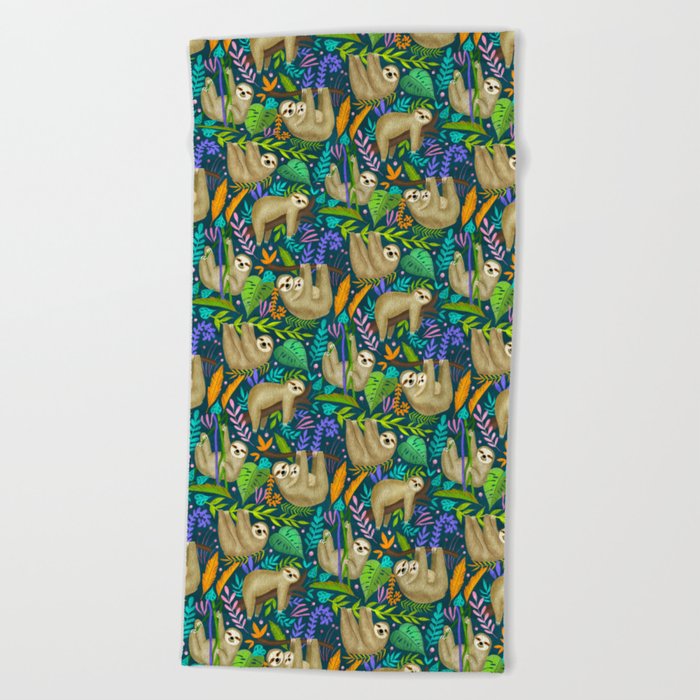 Slow Much Fun Beach Towel