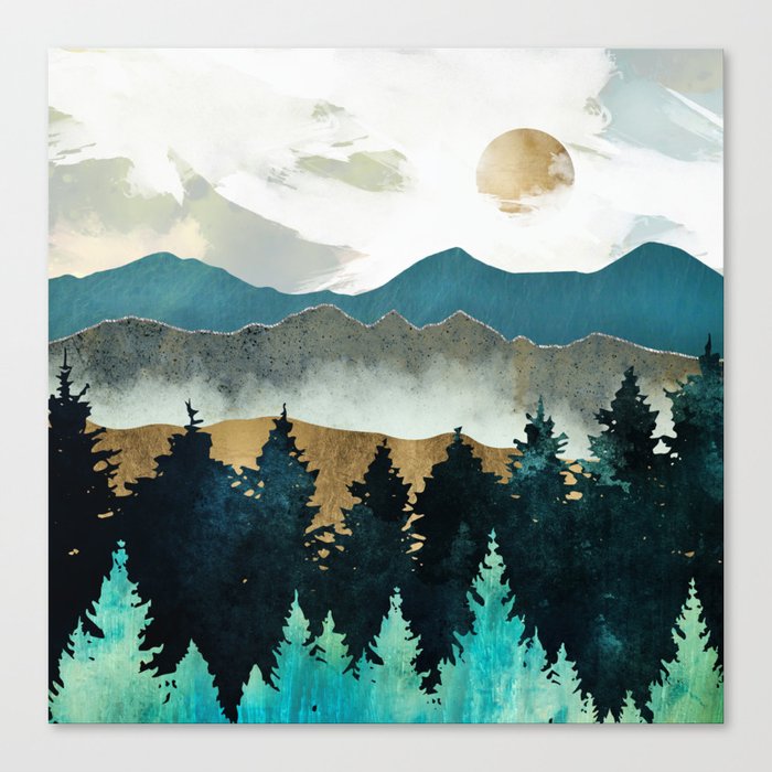 Forest Mist Canvas Print