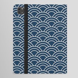Japanese Wave Pattern 1 iPad Folio Case