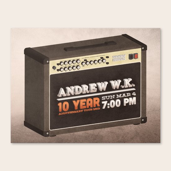 Andrew W.K. Canvas Print