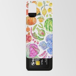 Rainbow of Fruits and Vegetables Android Card Case