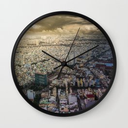 Ho Chi Minh city, Vietnam Wall Clock | Aerial, Travelvietnam, Digital, Vietnam, Saigon, Hochiminhcity, Visitvietnam, Photo, Color, Hdr 