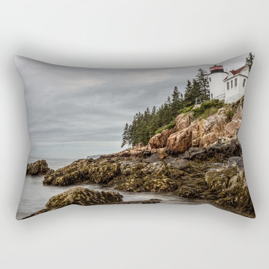 Bass Harbor Lighthouse - Acadia National Park Rectangular Pillow