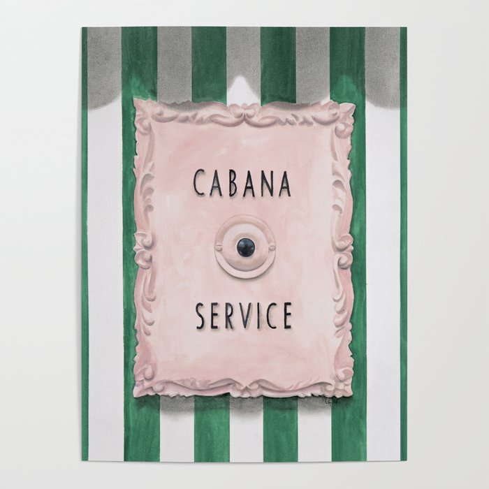 Press For Cabana Service Poster