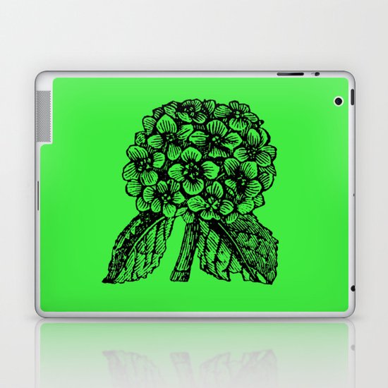 Green Hydrangea Laptop & iPad Skin