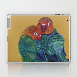 Two Lovebirds - Yellow Laptop Skin