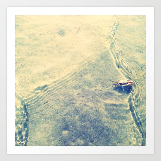 Rippling. Art Print