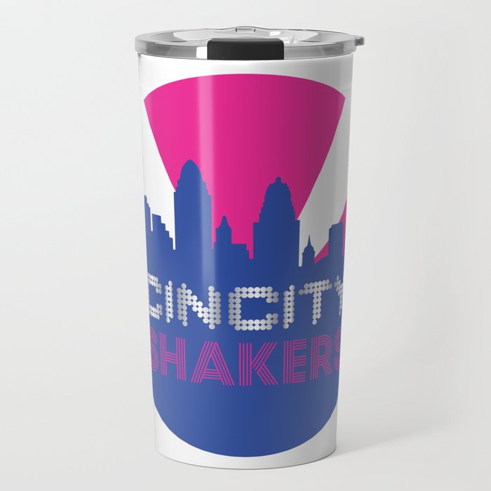 CinCity Shaker Circle Logo Travel Mug