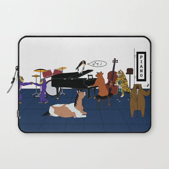 Animal Piano Bar Laptop Sleeve