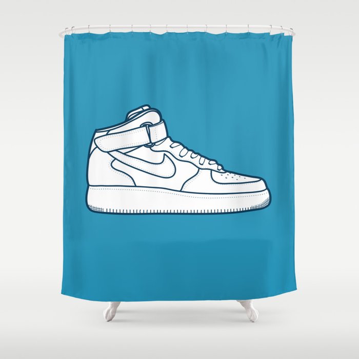 #13 Nike Airforce 1 Shower Curtain
