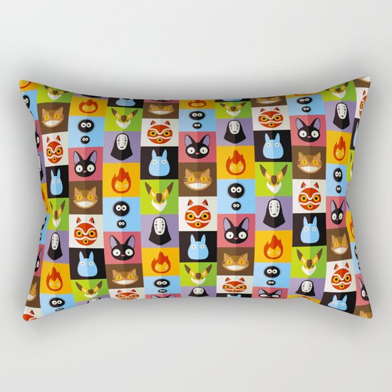 Miyazaki's Rectangular Pillow