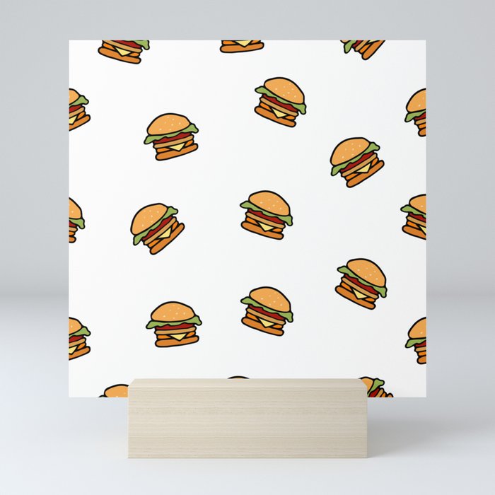 Burger Mini Art Print