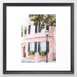 The Peach House - Charleston, SC Framed Art Print