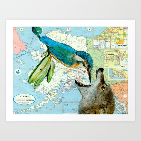 Hungry Like the Wolf Art Print