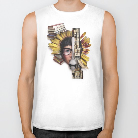 Timber | Collage Biker Tank