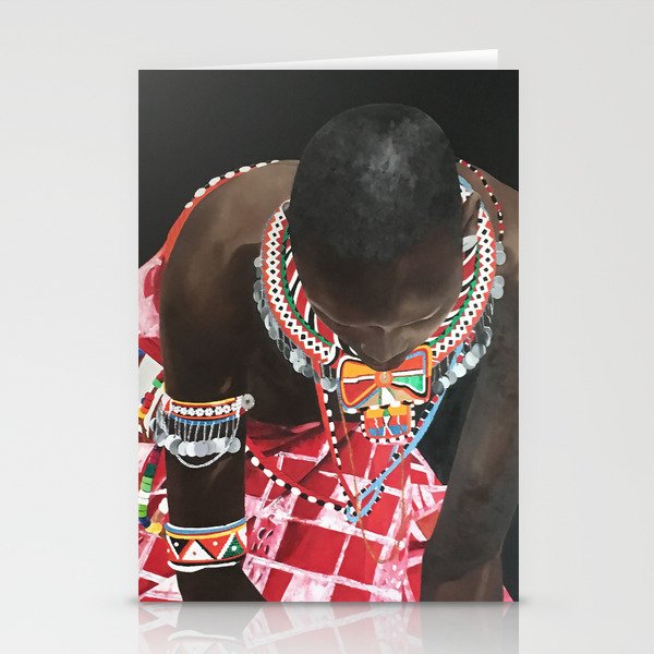 African Potrait I Stationery Cards