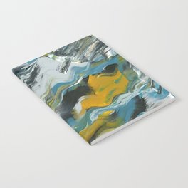 Abstract Swoosh Notebook