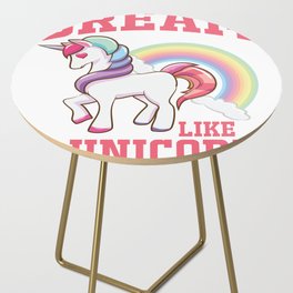 Dream Like A Unicorn Side Table