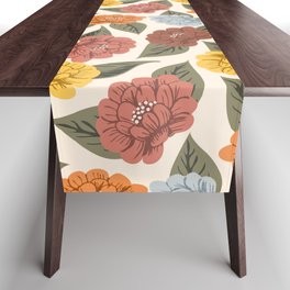 Into the meadow - vintage off-white Table Runner