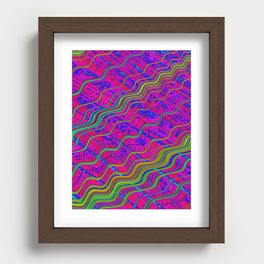 Frequency Recessed Framed Print