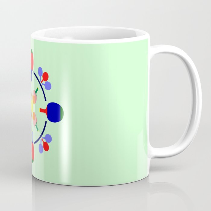 Table Tennis Design Coffee Mug
