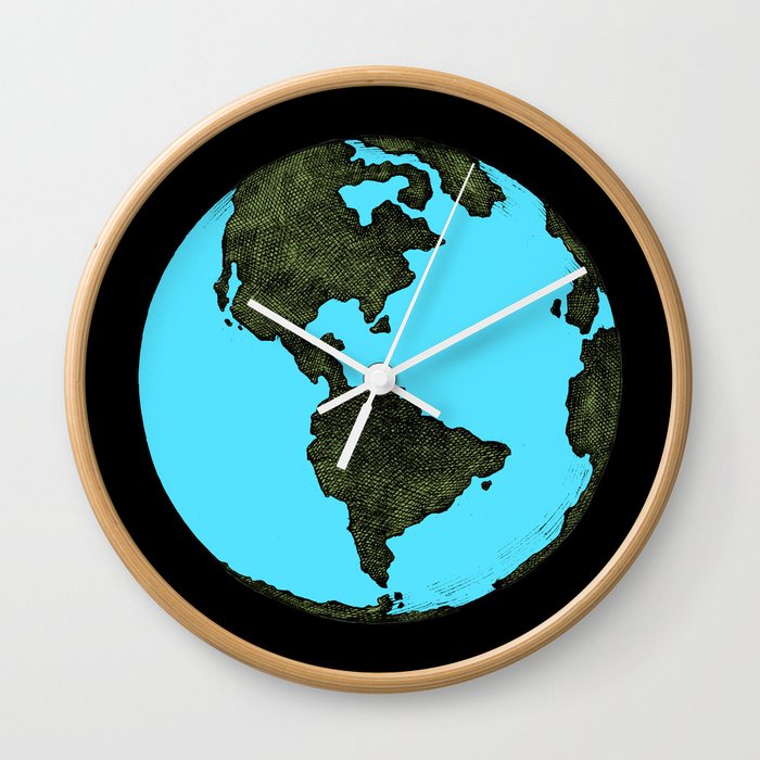 earth Wall Clock