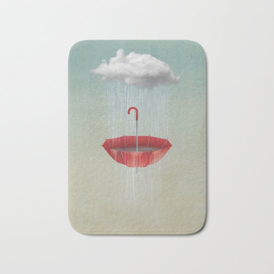 Embracing the Rain Bath Mat