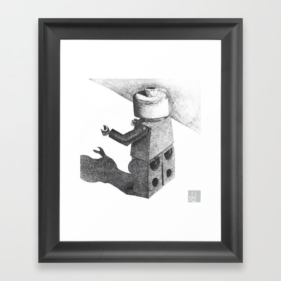So Long Legoman Framed Art Print
