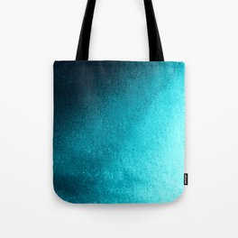 Modern abstract navy blue teal gradient Tote Bag