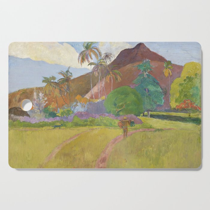 Tahitian Landscape Cutting Board