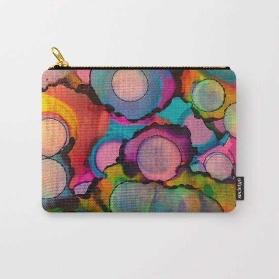 Geometric Circles Carry-All Pouch