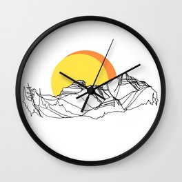 Rockies Ridge :: I Wall Clock