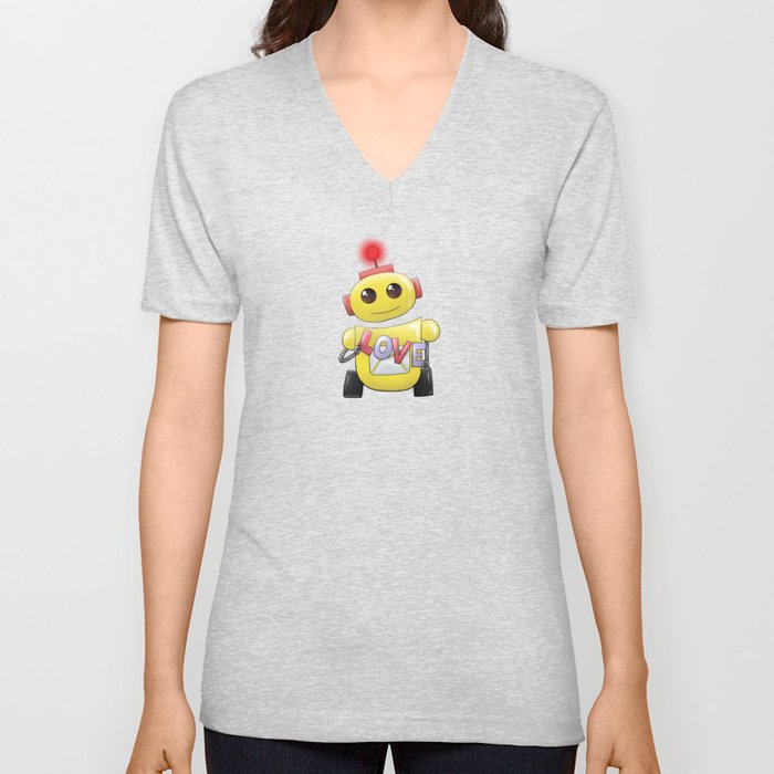 Happiness is knowing how to love V Neck T Shirt