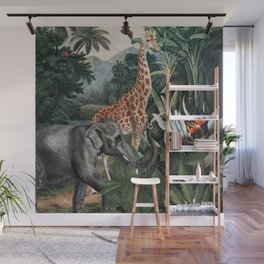 Vintage & Shabby Chic- Antique Beautiful Animal Jungle Forest Wall Mural