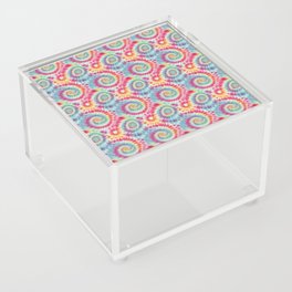 Swirl Spiral Tie Dye Pattern Acrylic Box