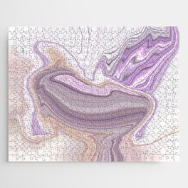 Purples Abstract Jigsaw Puzzle