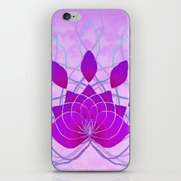 Lavender Romantic Floral light2 iPhone Skin