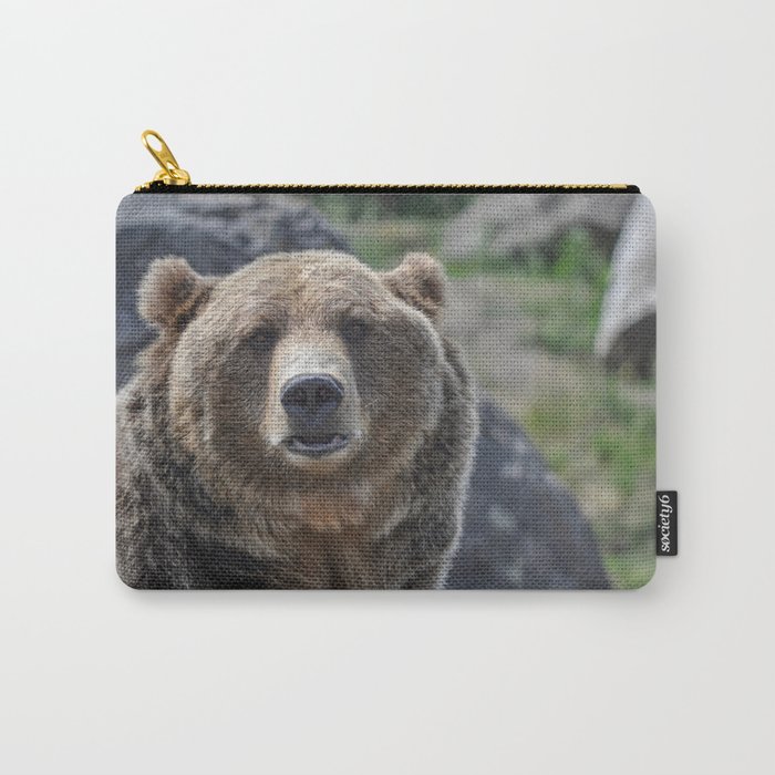 Grizzly Bear Portrait Carry-All Pouch