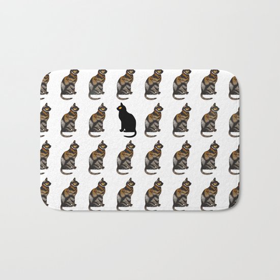 PURRSONAL SPACE CATTERN Bath Mat