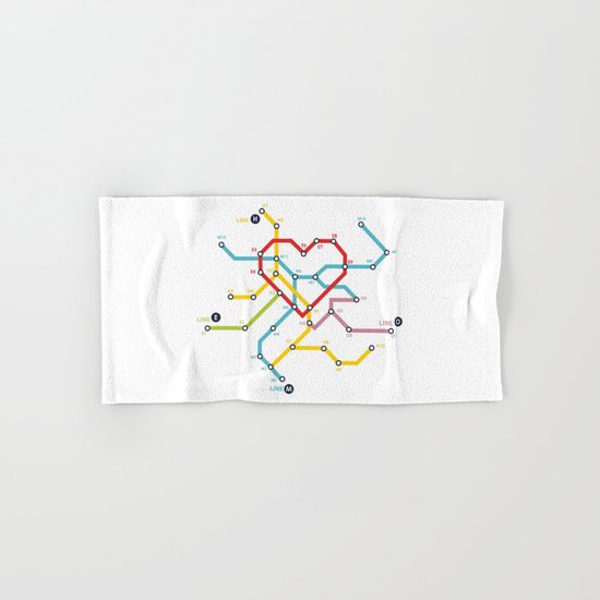 Home Where The Heart Is Hand & Bath Towel
