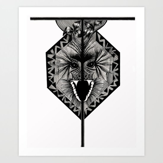 Letter T Art Print