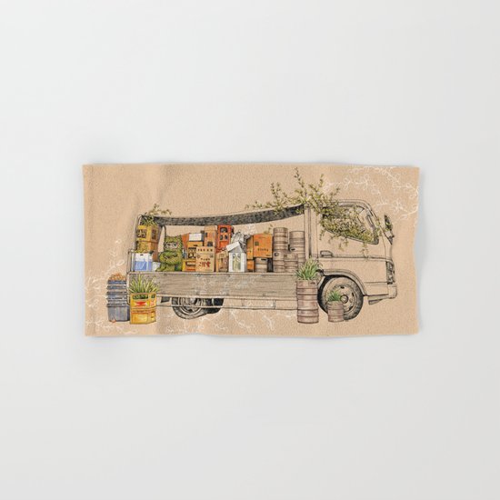 Green Invasion Hand & Bath Towel