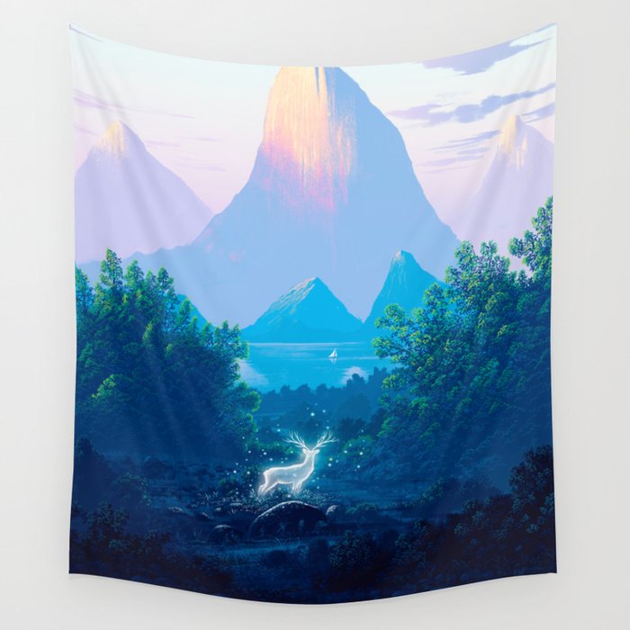Spirit of the lake Wall Tapestry