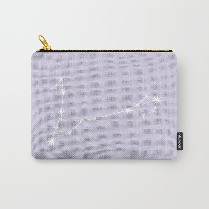 PISCES Lavender Purple – Zodiac Astrology Star Constellation Carry-All Pouch